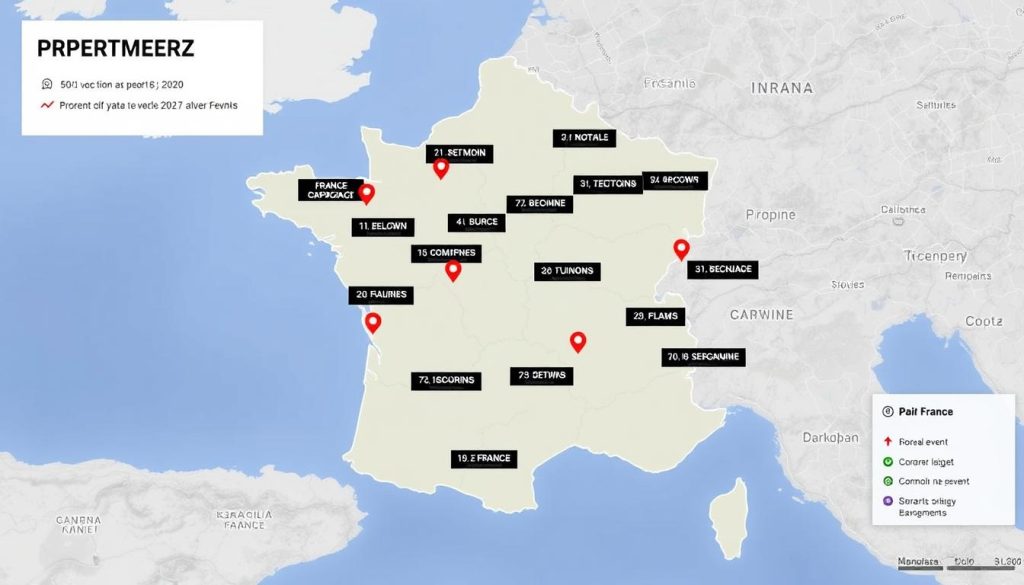 lieux de réception par région France